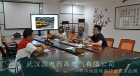 上海某新能源集團到訪國電西高考察