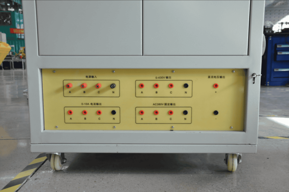 高低壓開關(guān)柜通電試驗(yàn)臺(tái)GDGK-IV背面